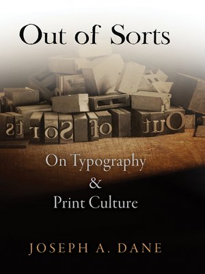 cover image of Out of Sorts